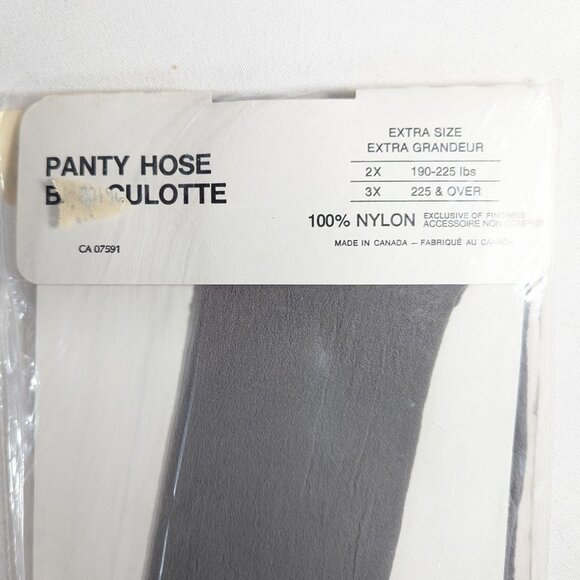 Vintage XXXL Plus Size Pantyhose by Jeannie, fits 225 lbs and over - Picture 5 of 7